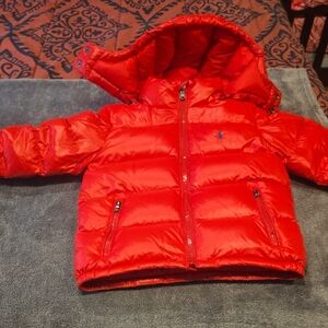 Polo by Ralph Lauren Vibrant Red Puffer Jacket
